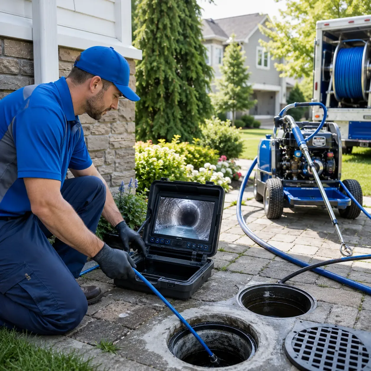 Outdoor drain cleaning professionals serving Elbert, WV